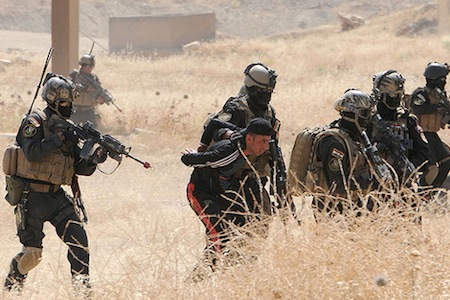 Iraqi Special Operation Forces arresting a "suspect" in a training operation in 2009. Credit: Flickr/U.S. Army.